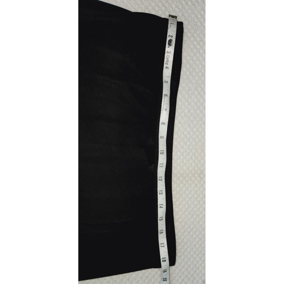 Misook Pants Womens‎ XL Black Acrylic Knit Wide Leg High Rise Workwear Career - Picture 6 of 8